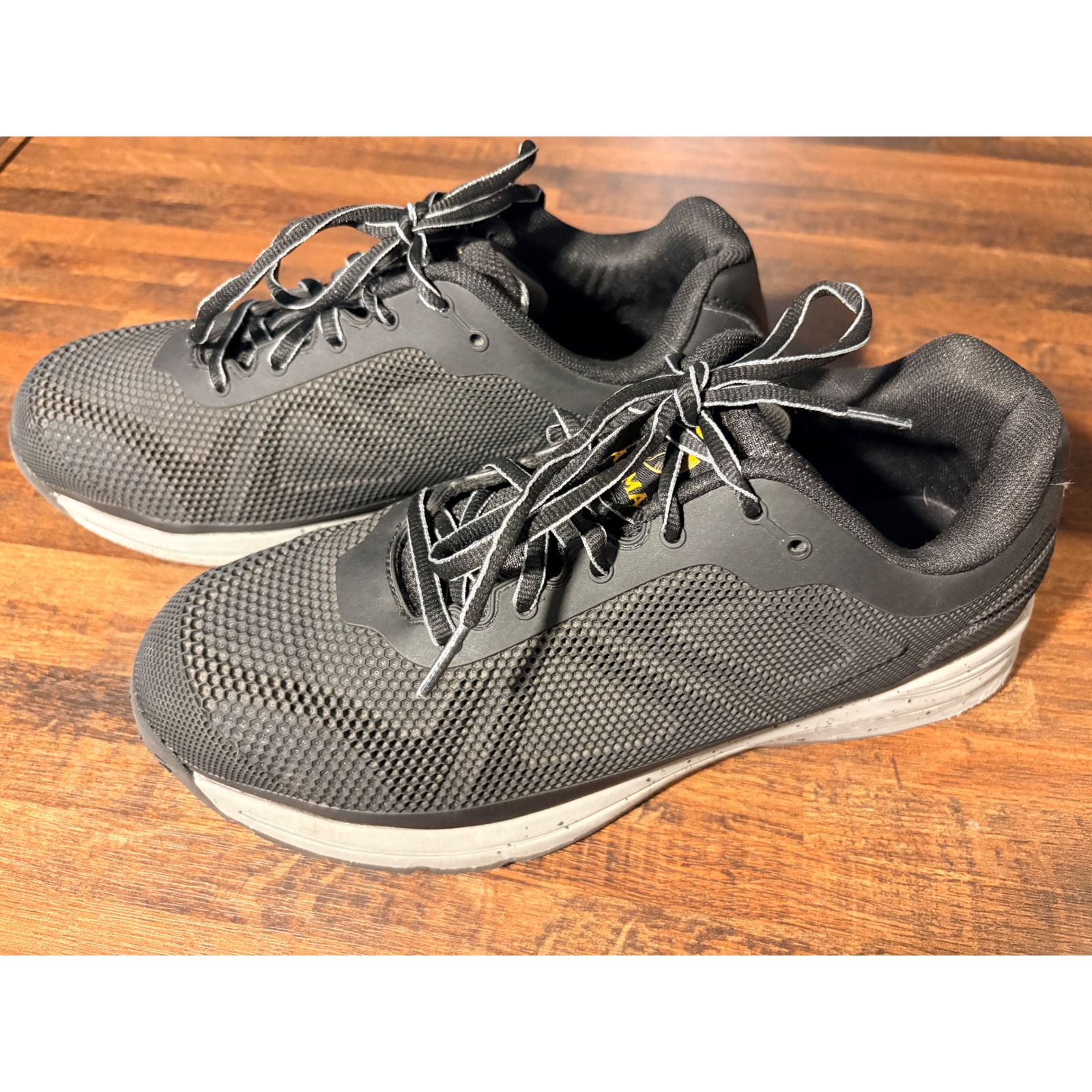 Brahma Mens Steel Toe Work Shoes Black Mesh Safety Sneakers Mnbr20ag004 Size 9.5